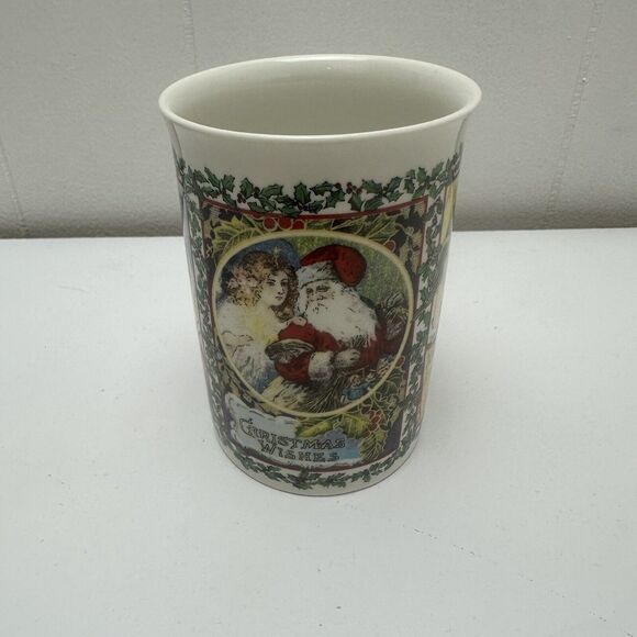 Dunoon Stoneware Christmas Mug Cup Santa Claus Made in England Holiday - Picture 2 of 7